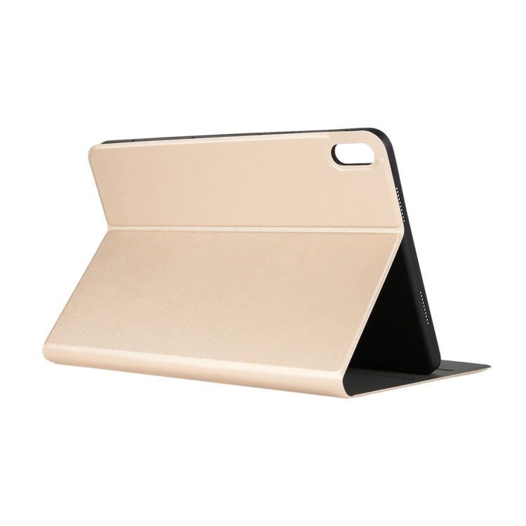 For Huawei Matepad Pro 10.8 inch Voltage Craft Texture TPU Horizontal Flip Protective Case with Holder(Gold) by bashfashion