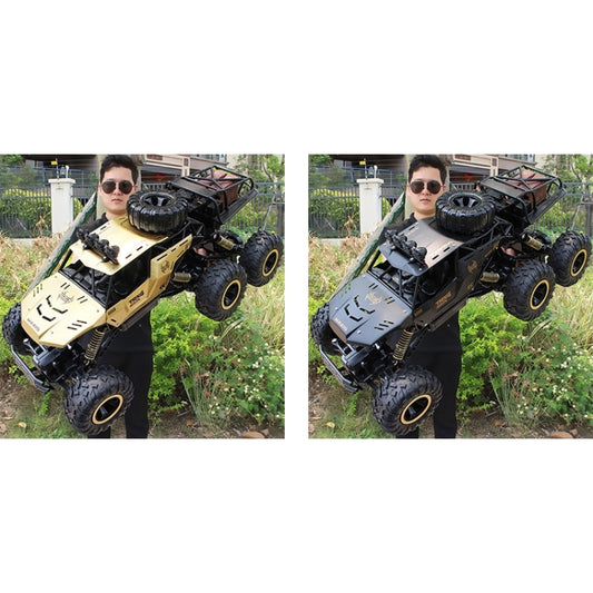 4WD Oversized Alloy Six Wheel Vehicle RC Car(Black) by bashfashion