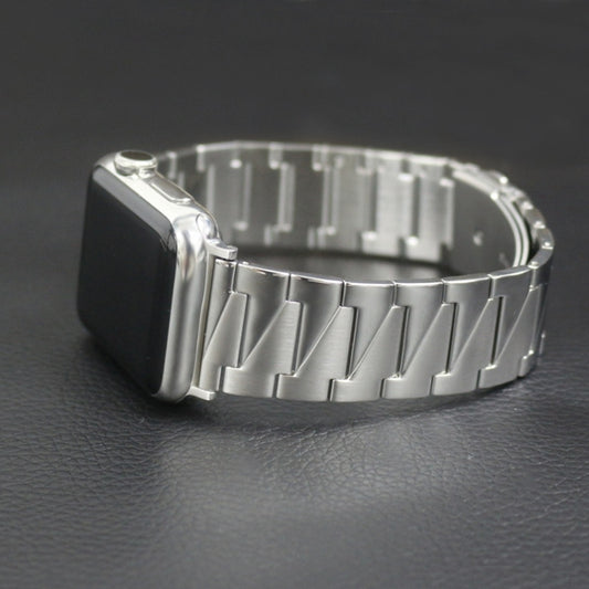 Aluminum Alloy Gear Matte Watch Band For Apple Watch Series 9&8&7 41mm / SE 3&SE 2&6&SE&5&4 40mm / 3&2&1 38mm(Silver) by bashfashion