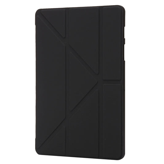 For Samsung Galaxy Tab S8+ / S7+ Deformation Silicone Leather Tablet Case(Black) by bashfashion