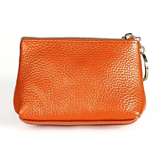 2017 Litchi Texture Genuine Leather Hand Held Small Wallet for Ladies(Brown) by bashfashion