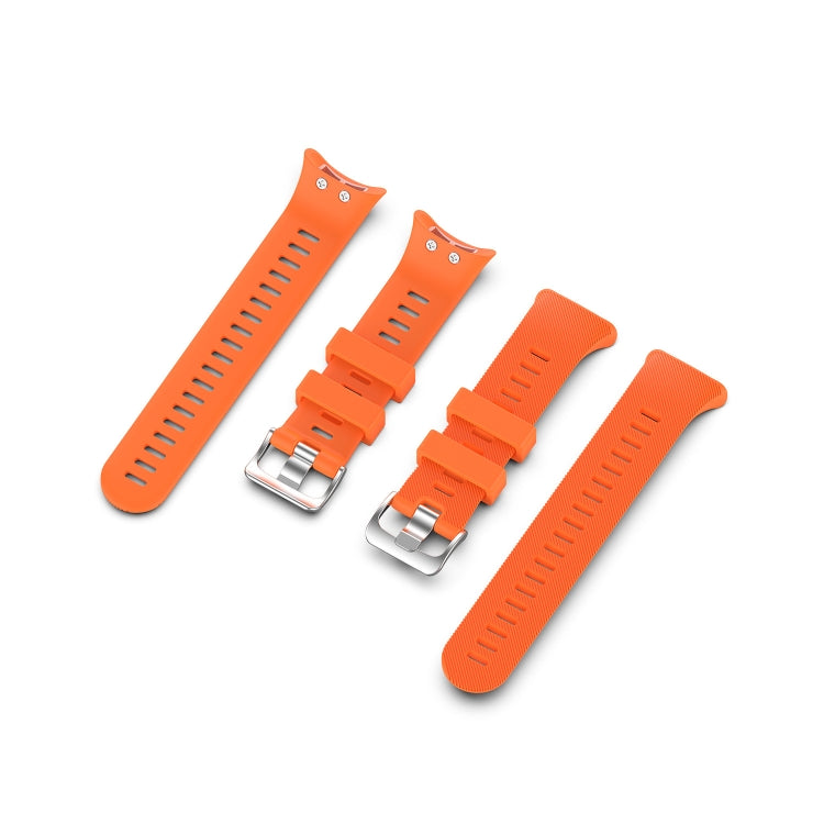 For Garmin Forerunner 45 & 45S Silicone Watch Band(Orange) by bashfashion