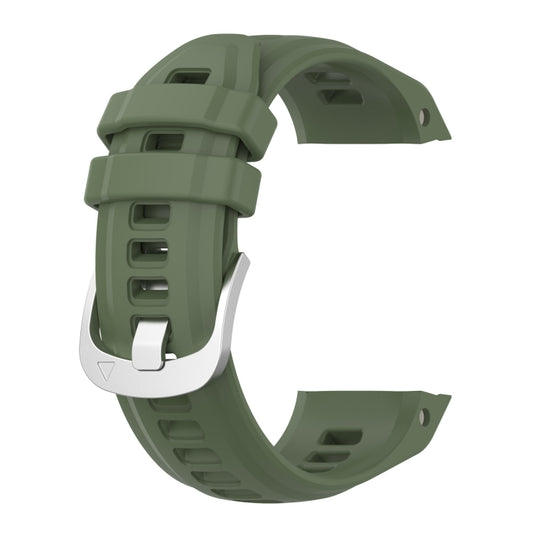 For Garmin Instinct 2S Silicone Watch Band(Dark Green) by bashfashion