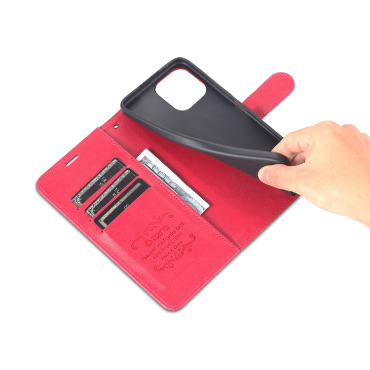 For Honor X8 / X30i AZNS Sheepskin Texture Flip Leather Phone Case(Red) by AZNS