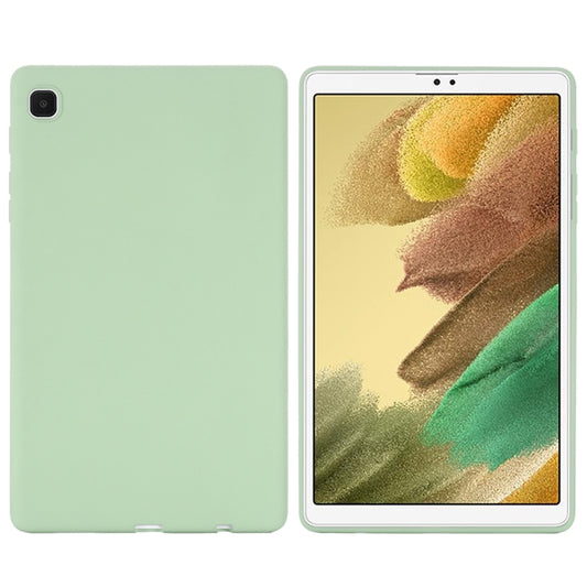 For Samsung Galaxy Tab A7 Lite Solid Color Liquid Silicone Shockpoof Tablet Case(Green) by bashfashion