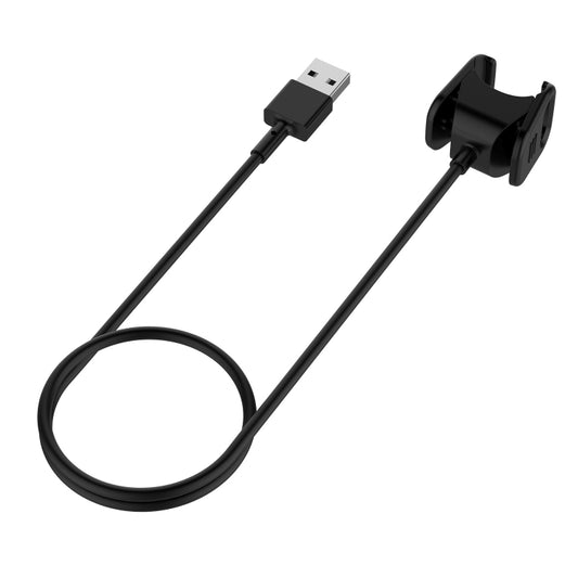 For FITBIT Charge 3 55cm Charging Cable(Black) by bashfashion