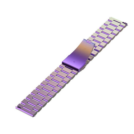 For Huawei GT 3 Pro 46mm Three-bead Metal Steel Watch Band(Colorful) by bashfashion