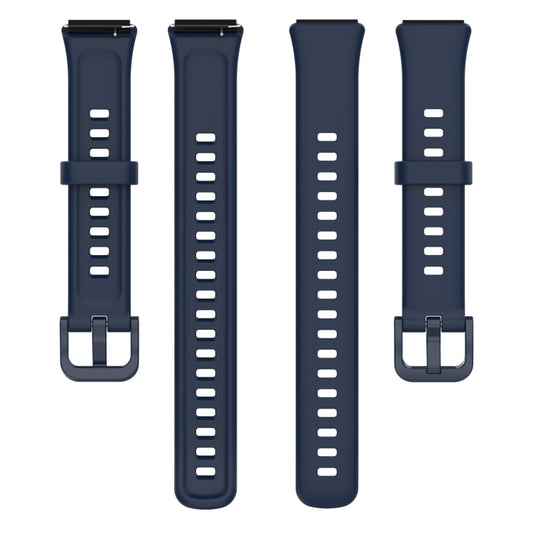 For Huawei Band 7 Silicone Watch Band(Dark Blue) by bashfashion