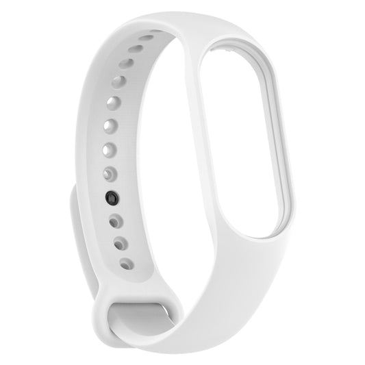 For Xiaomi Mi Band 7 / 7NFC / 6 / 6 NFC / 5 / 5 NFC / Amazfit Band 5 Official Silicone Watch Band(White) by bashfashion