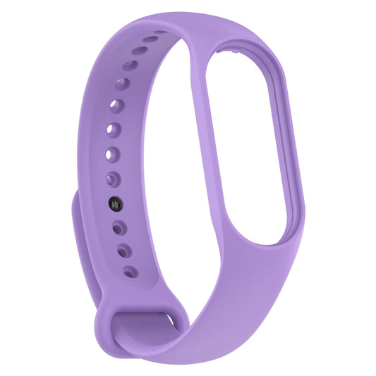 For Xiaomi Mi Band 7 / 7NFC / 6 / 6 NFC / 5 / 5 NFC / Amazfit Band 5 Official Silicone Watch Band(Lavender Purple) by bashfashion