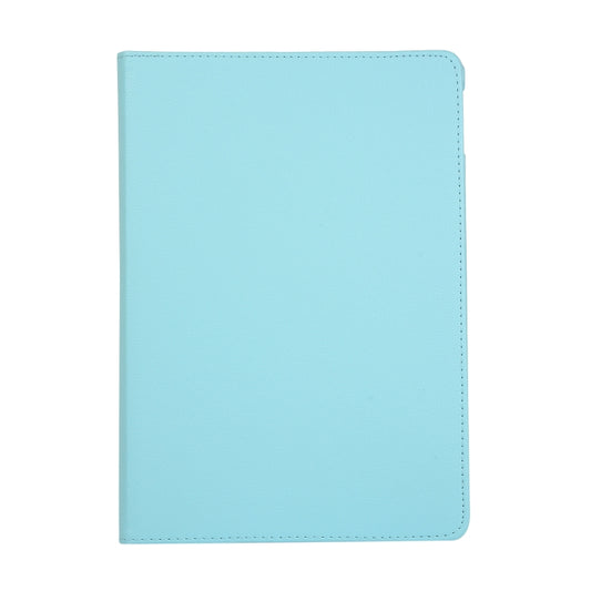 For Lenovo M10 Plus 3rd Litchi Texture 360 Degrees Rotation Leather Tablet Case with Holder(Light Blue) by bashfashion