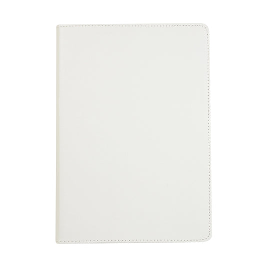 For Lenovo M10 Plus 3rd Litchi Texture 360 Degrees Rotation Leather Tablet Case with Holder(White) by bashfashion