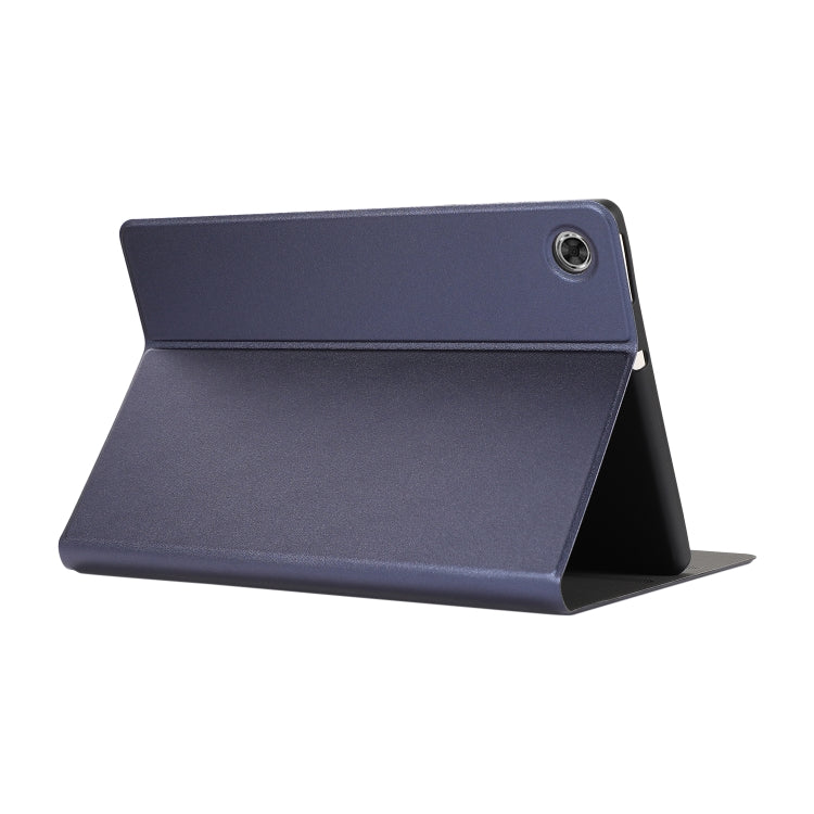 For OPPO Pad Air Voltage Craft Texture TPU Flip Leather Tablet Case(Dark Blue) by bashfashion