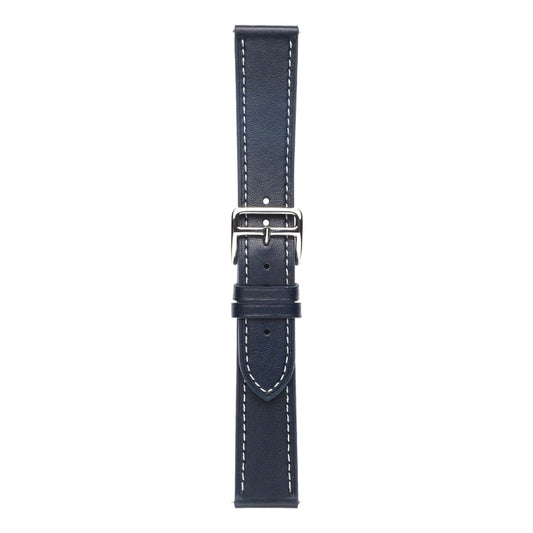 For Huawei Watch GT 3 Pro 22mm Plain Weave Genuine Leather Watch Band(Midnight Blue) by bashfashion