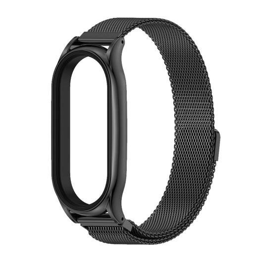 For Xiaomi Mi Band 7 / 7 NFC MIJOBS Milan Magnetic Plus Stainless Steel Watch Band(Black) by MIJOBS
