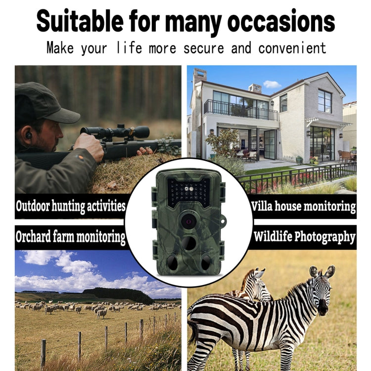 PR1000 2 Inch LCD Screen Infrared Night Vision Motion Wildlife Hunting Trail Camera by bashfashion