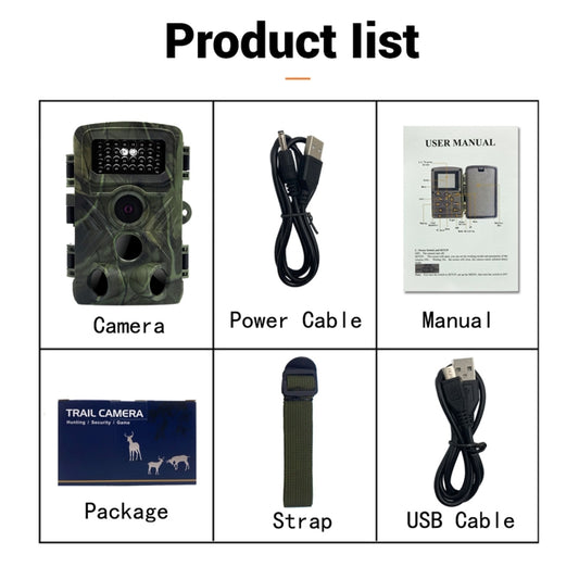 PR3000 2 Inch LCD Screen Infrared Night Vision Wildlife Hunting Trail Camera by bashfashion