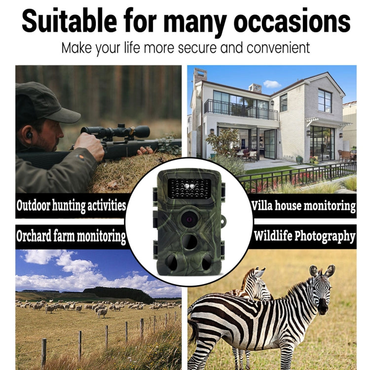 PR3000 2 Inch LCD Screen Infrared Night Vision Wildlife Hunting Trail Camera by bashfashion