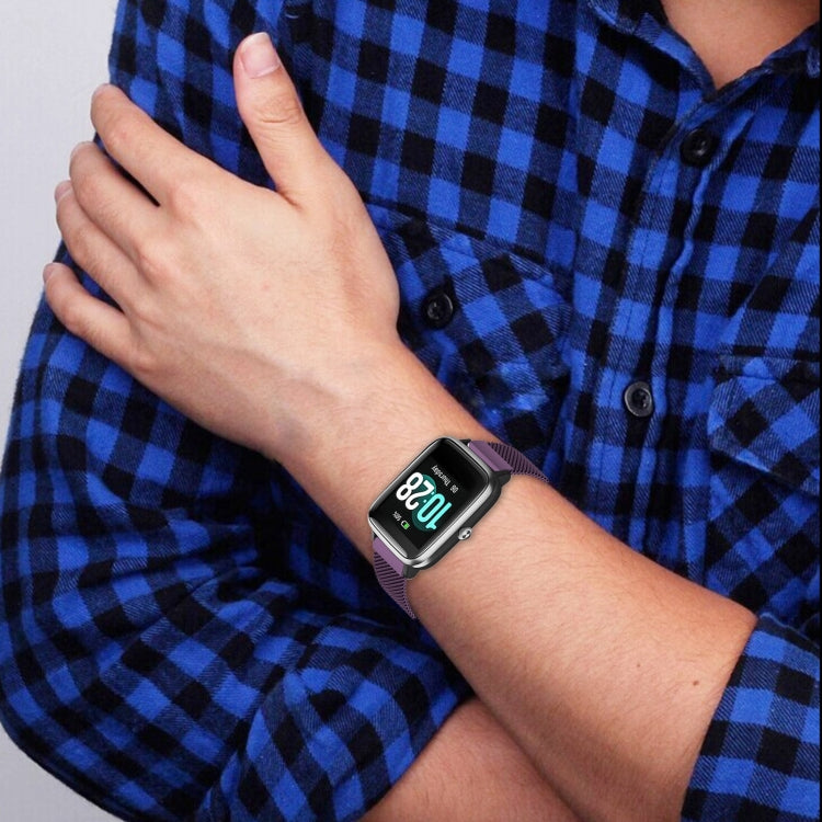 For ID205 / Willful SW021 19mm Stainless Steel Milanese Watch Band(Black) by bashfashion