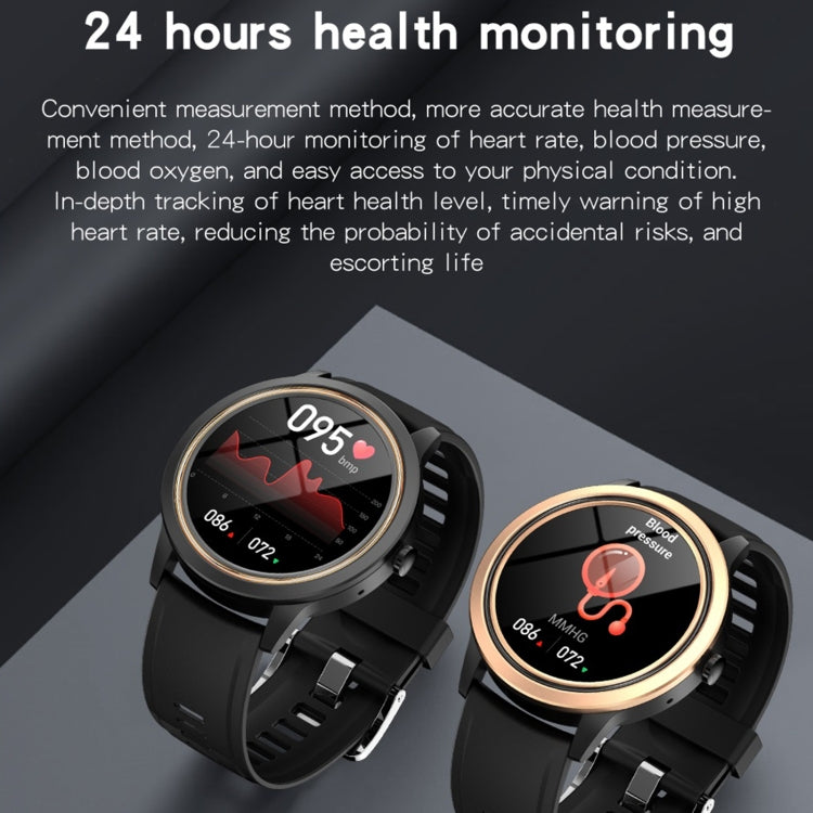A60 1.32 inch IPS HD Screen Smart Watch, Support Bluetooth Calling/Blood Pressure Monitoring(Black) by bashfashion