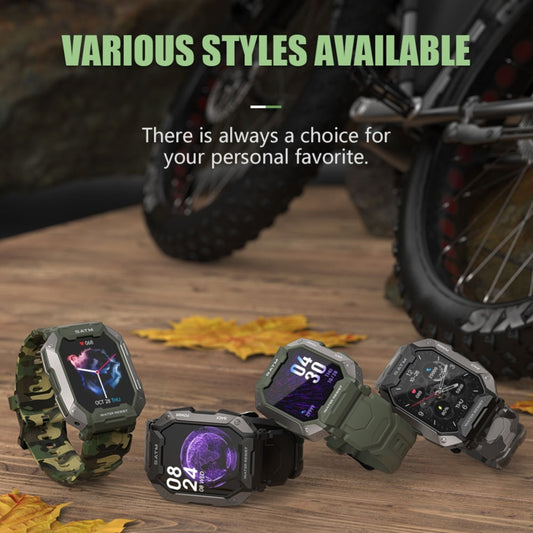 C20 1.71 inch TFT HD Screen Smart Watch, Support Heart Rate Monitoring/Blood Oxygen Monitoring(Green) by bashfashion