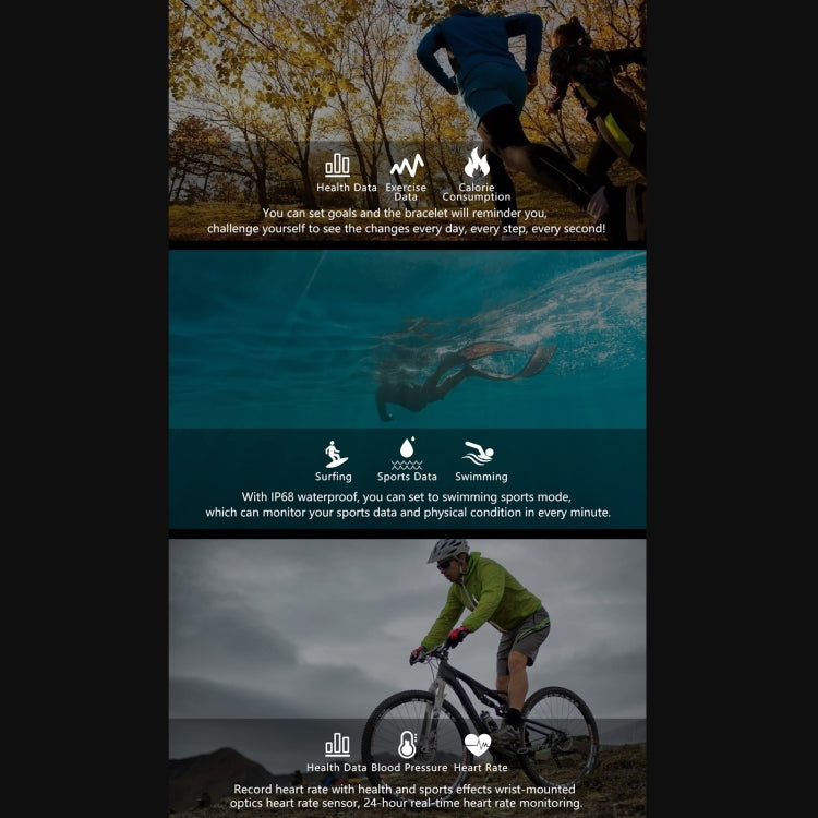 C21 1.32 inch HD Screen Smart Watch, Support Heart Rate Monitoring/Blood Oxygen Monitoring(Silver) by bashfashion