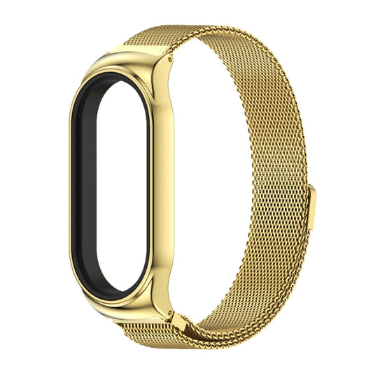 For Xiaomi Mi Band 7 / 7 NFC MIJOBS CS Milan Magnetic Stainless Steel Watch Band(Gold) by MIJOBS