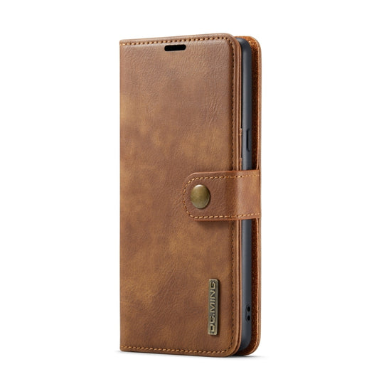 For Google Pixel 7 Pro DG.MING Crazy Horse Texture Detachable Magnetic Leather Phone Case(Brown) by DG.MING