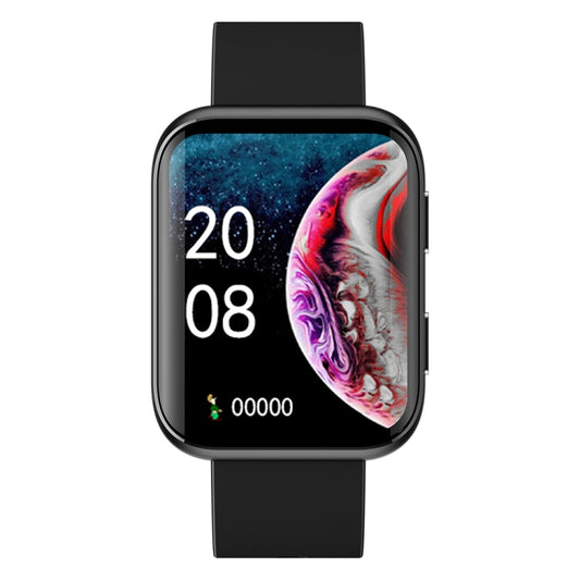 GX08 1.69 Inch Square Screen Smart Watch Supports Heart Rate Detection, Blood Pressure Detection, Blood Oxygen Detection(Black) by bashfashion