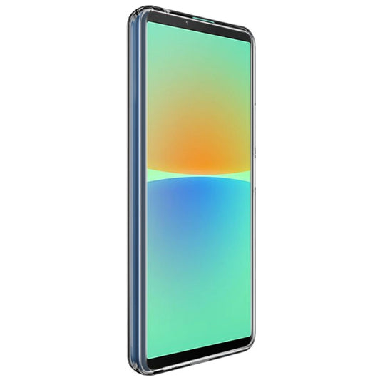 For Sony Xperia 10 IV IMAK UX-5 Series Transparent Shockproof TPU Protective Phone Case(Transparent Black) by imak