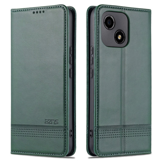 For Honor Play 30 AZNS Magnetic Calf Texture Flip Leather Phone Case(Dark Green) by AZNS