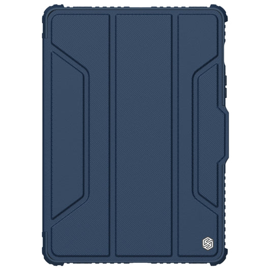 For Samsung Galaxy Tab S7 NILLKIN Bumper Pro Camshield Tablet Leather Case(Blue) by NILLKIN