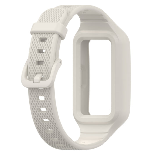 For Huawei Band 10 / 9 / 8 / 7 / 6 Universal Integrated Silicone Watch Band(Seagull Grey) by bashfashion