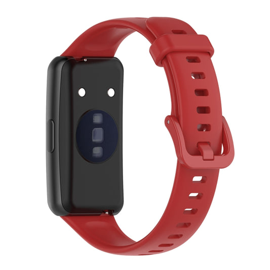 For Huawei Band 7 Silicone Watch Band(Red) by bashfashion