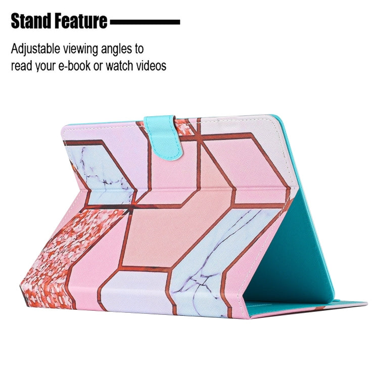 For 10 inch Tablet Marble Pattern Leather Tablet Case(Splicing Marble) by bashfashion