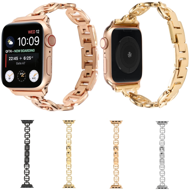 Steel Watch Band For Apple Watch Ultra 49mm&Watch Ultra 2 49mm / Series 9&8&7 45mm / SE 3&SE 2&6&SE&5&4 44mm / 3&2&1 42mm(Silver) by bashfashion