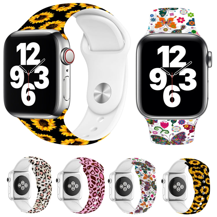 Single Nail Printing Watch Band For Apple Watch Series 9&8&7 41mm / SE 3&SE 2&6&SE&5&4 40mm / 3&2&1 38mm(A29) by bashfashion