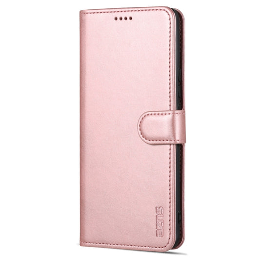 For Huawei nova 10 AZNS Skin Feel Calf Texture Flip Leather Phone Case(Rose Gold) by AZNS