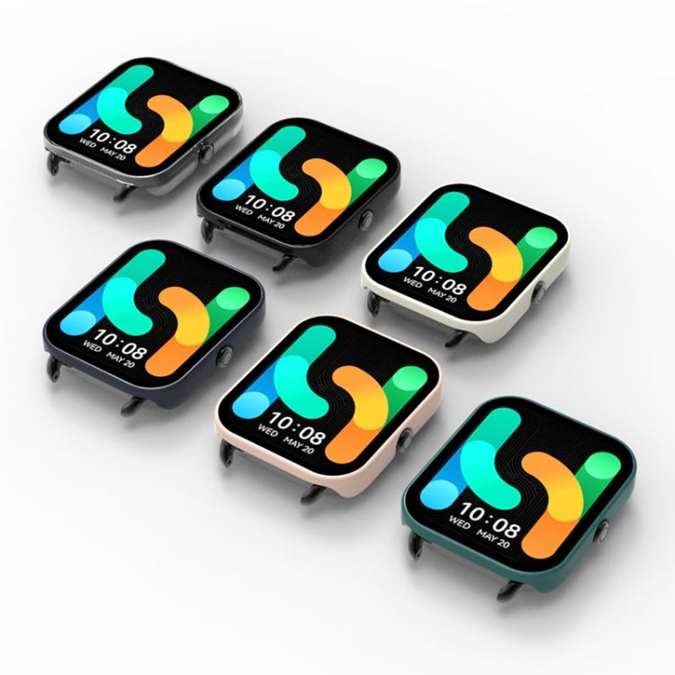 For Xiaomi Haylou Smart Watch 2 LS02 PC+ Toughened Film Fully Enclosed Protective Watch Case(Pink) by bashfashion