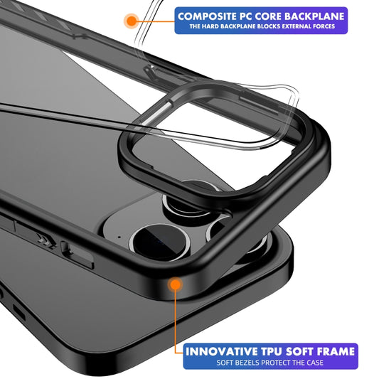 iPAKY Shockproof PC + TPU Protective Phone Case For iPhone 14 Max(Black) by iPAKY