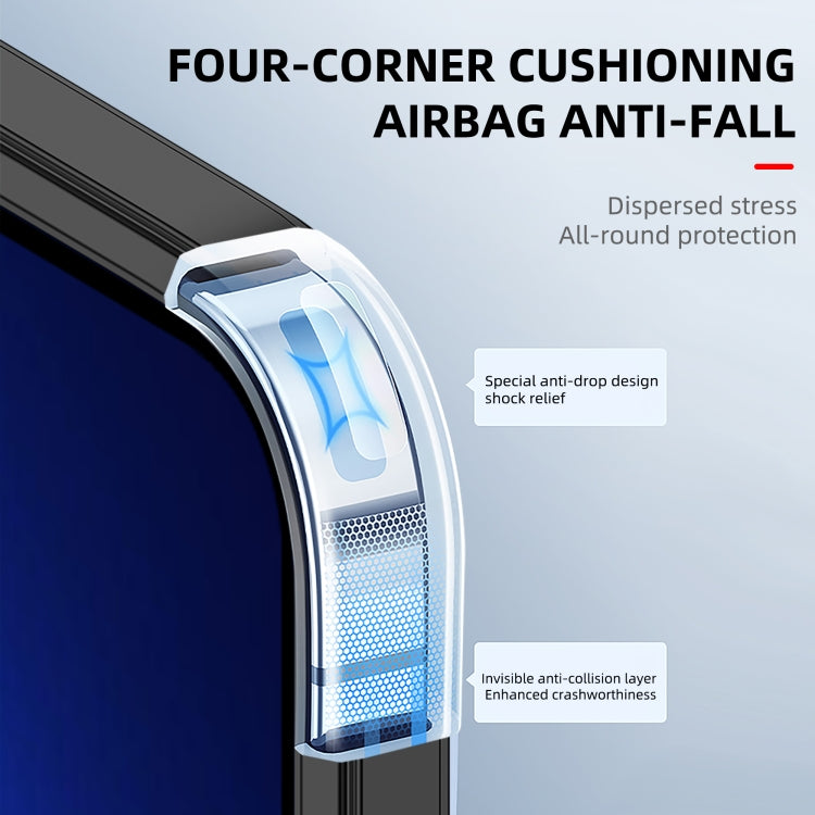 For iPhone 14 iPAKY Shockproof PC + TPU Protective Phone Case (Black) by iPAKY