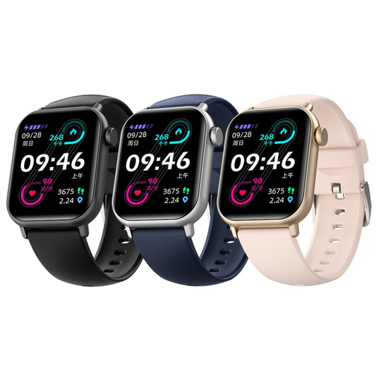 ZW27 1.81 inch TFT Screen Smart Watch Support Body Temperature / Heart Rate Monitoring(Blue) by bashfashion