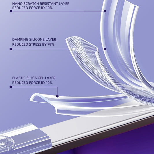 For iPhone 14 Pro Max iPAKY Shockproof PC + TPU Protective Phone Case (Transparent Black) by iPAKY