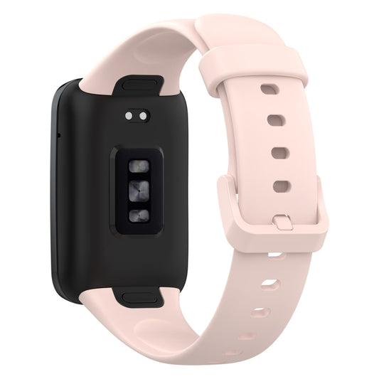 For Xiaomi Mi Band 7 Pro Solid Color Silicone Watch Band(Pink) by bashfashion