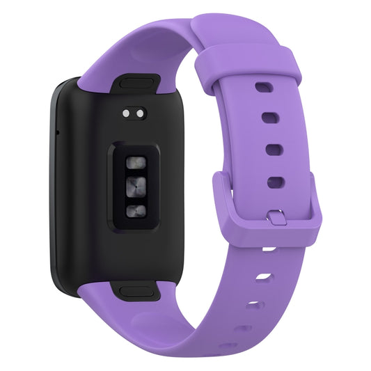 For Xiaomi Mi Band 7 Pro Solid Color Silicone Watch Band(Purple) by bashfashion