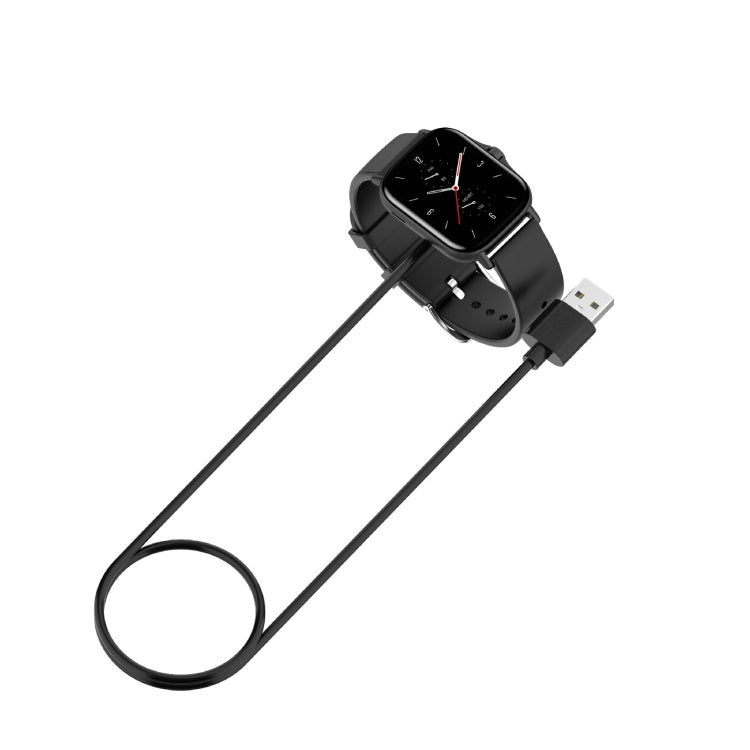For Amazfit Bip 3 Watch magnetic charging cable, length: 1m(Black) by bashfashion