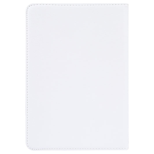 For 8 inch Tablet 360 Degree Rotation Litchi Texture Flip Leather Tablet Case(White) by bashfashion