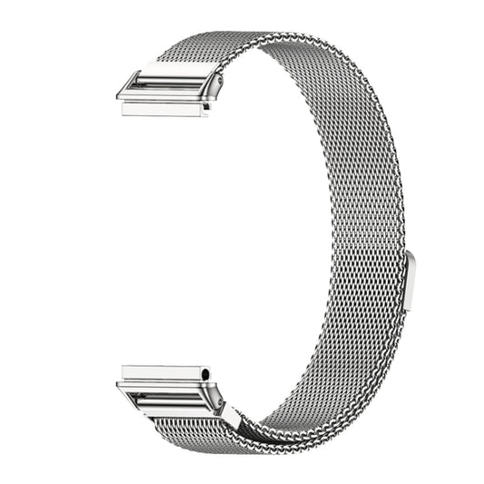 For Huawei Band 7 / 7 NFC MIJOBS Milan Magnetic Stainless Steel Watch Band(Silver) by MIJOBS