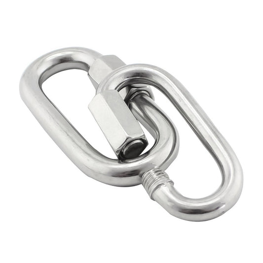10mm 304 Stainless Steel Quick Connect Ring Runway Buckle by bashfashion