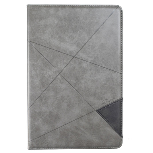 For Samsung Galaxy Tab S7 FE/Tab S7+/Tab S8+ Prismatic Leather Tablet Case(Grey) by bashfashion